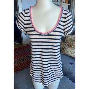 Akemi + Kin, Anthropologie, Sht-slv Multi-color Top, Sz S